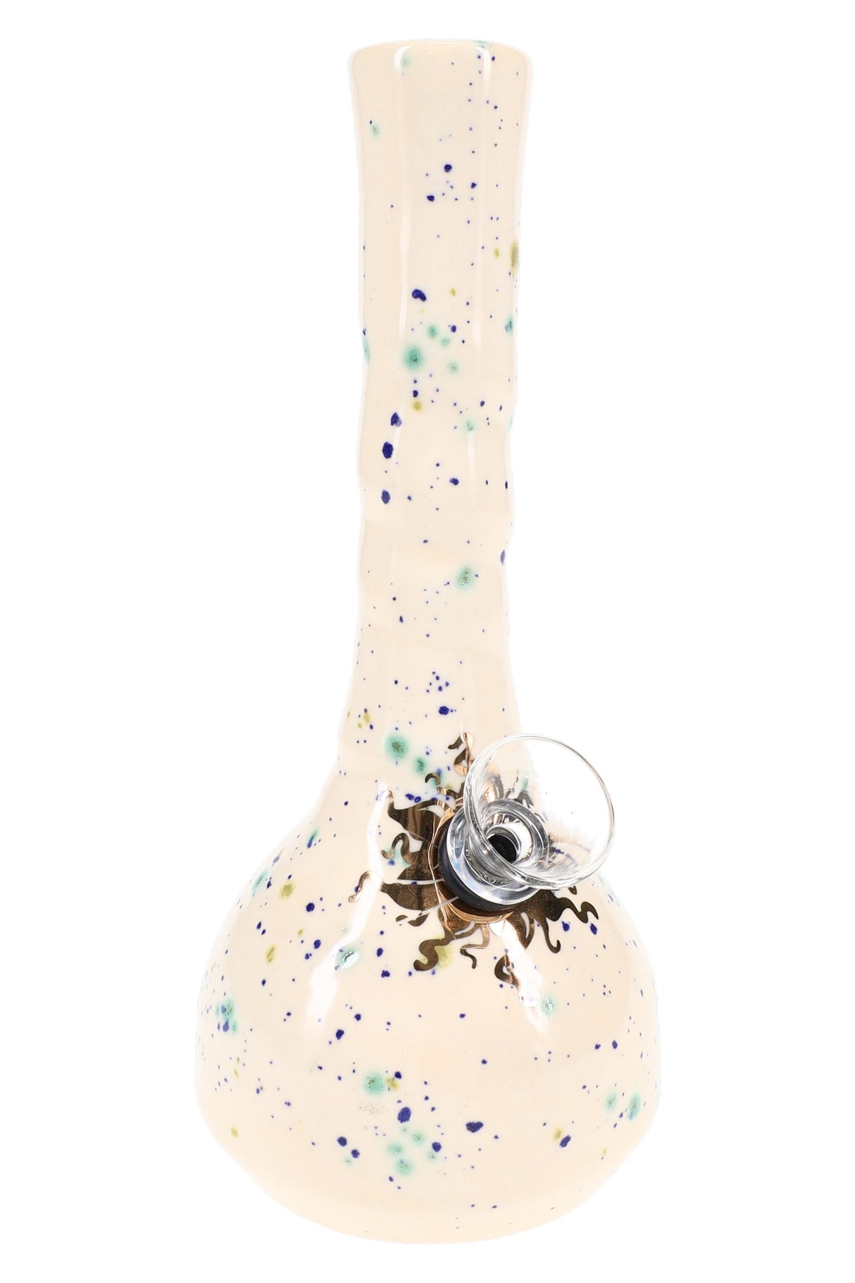 Ancient Creations 6″ Crystal Burst Ceramic Bong