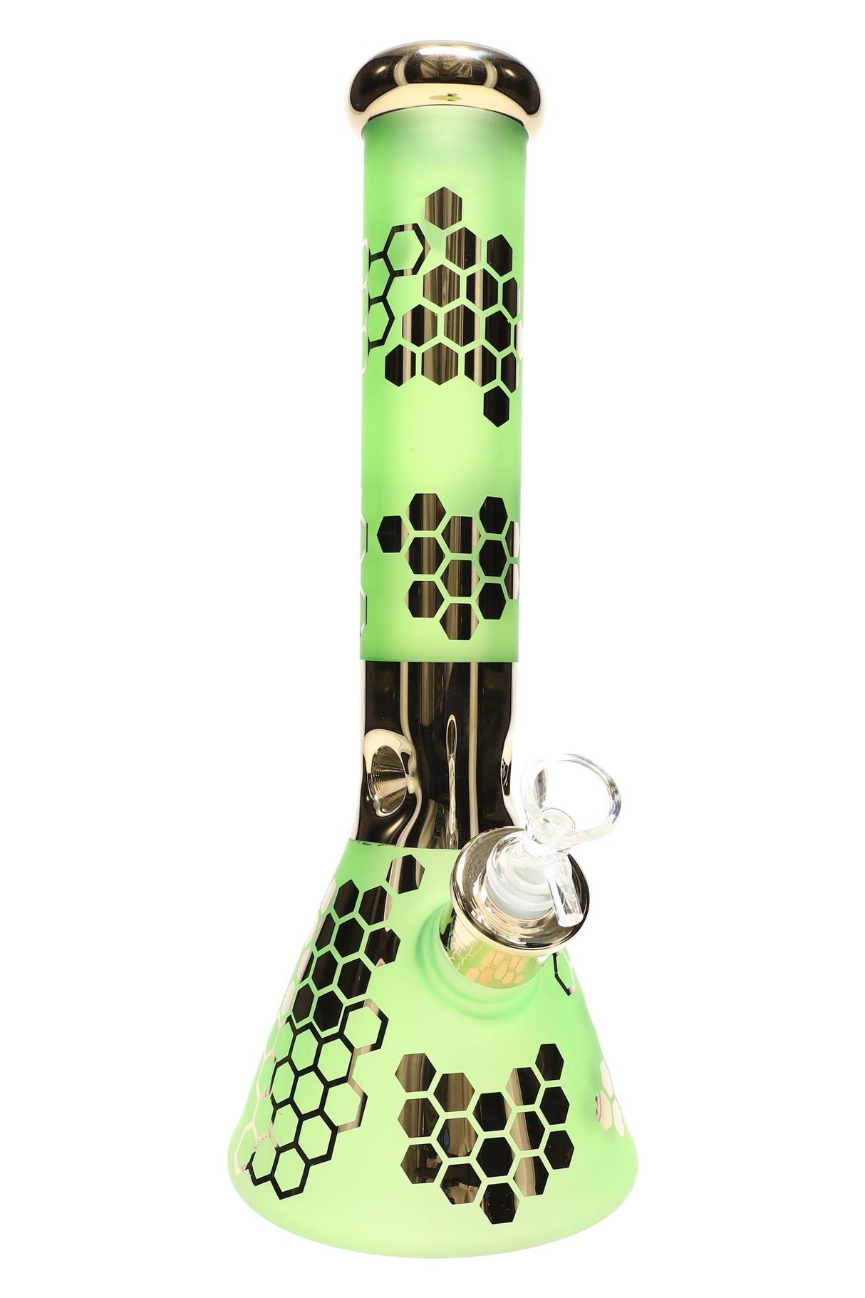 14″ 7 mm Honeycomb Beaker Bong – 18.8 mm GoG