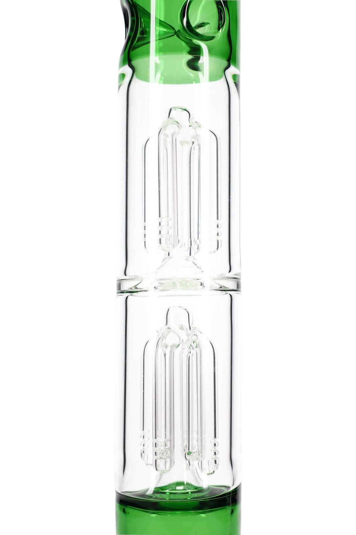 GoG Green Beaker Bong – 20″ – Double Tree Percs