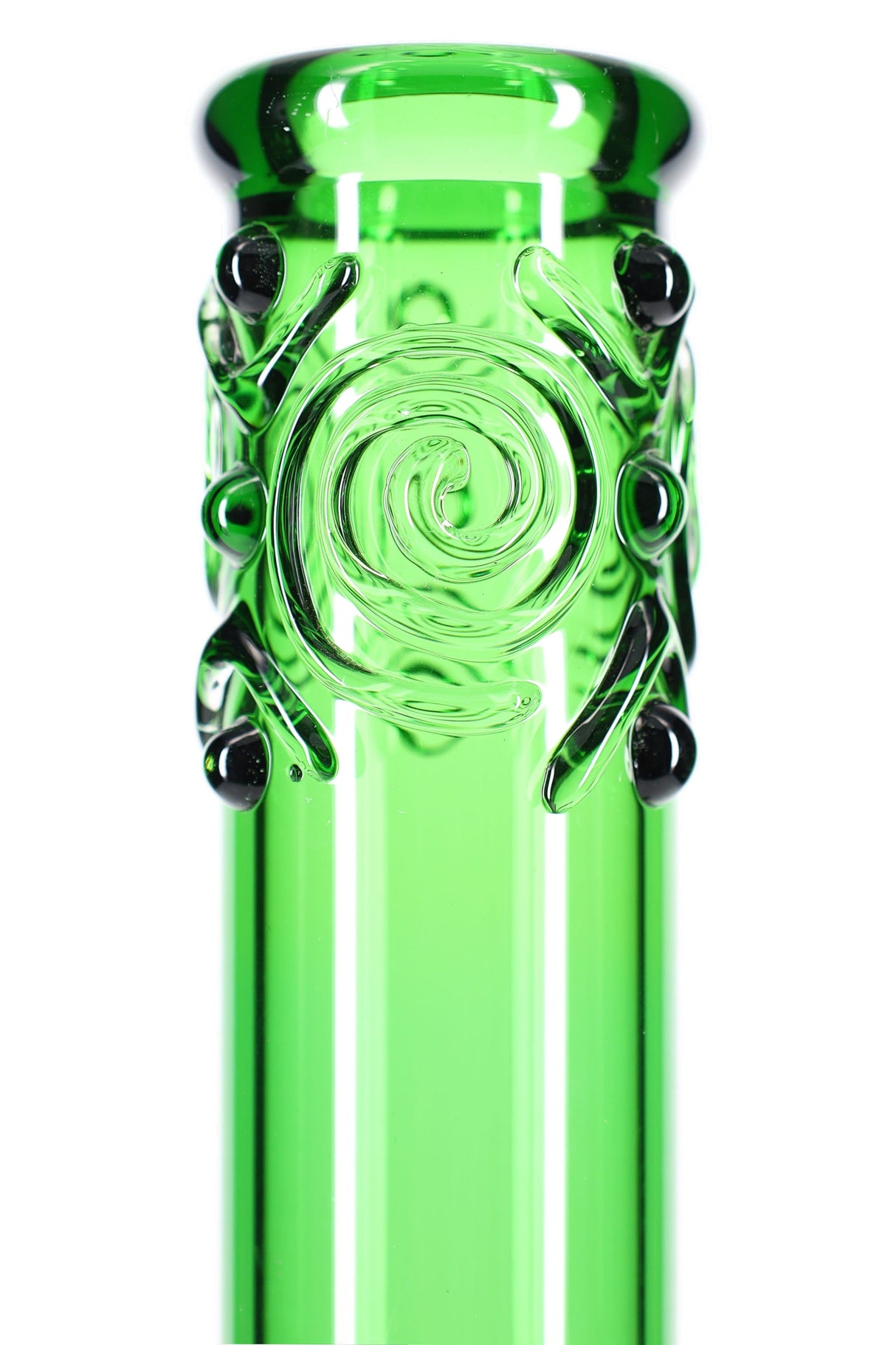 GoG Green Beaker Bong – 20″ – Double Tree Percs