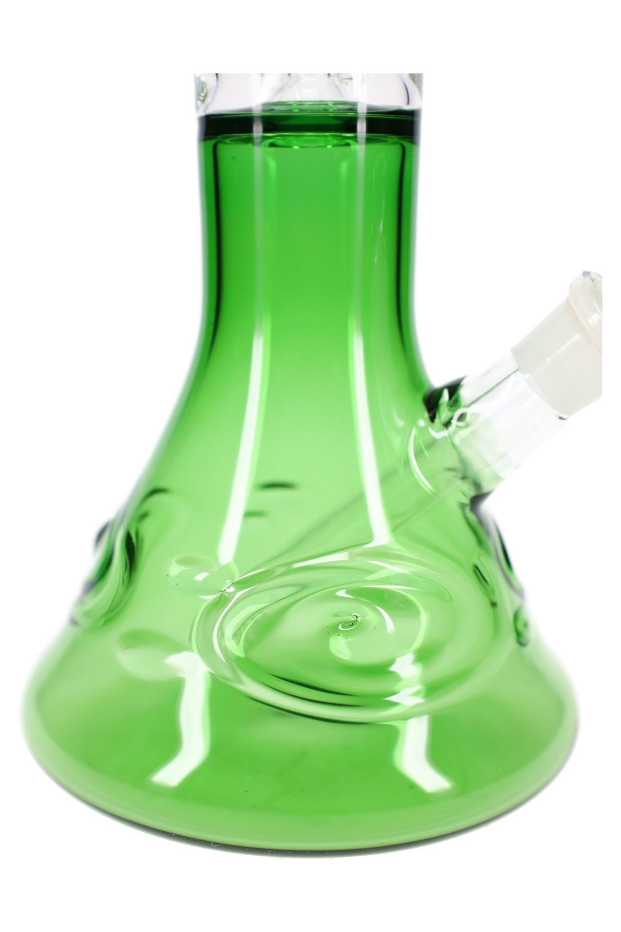 GoG Green Beaker Bong – 20″ – Double Tree Percs