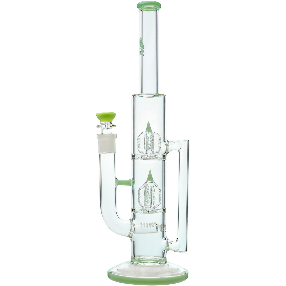 Calibear 16'' Triple Perc Tower Recycler Bong