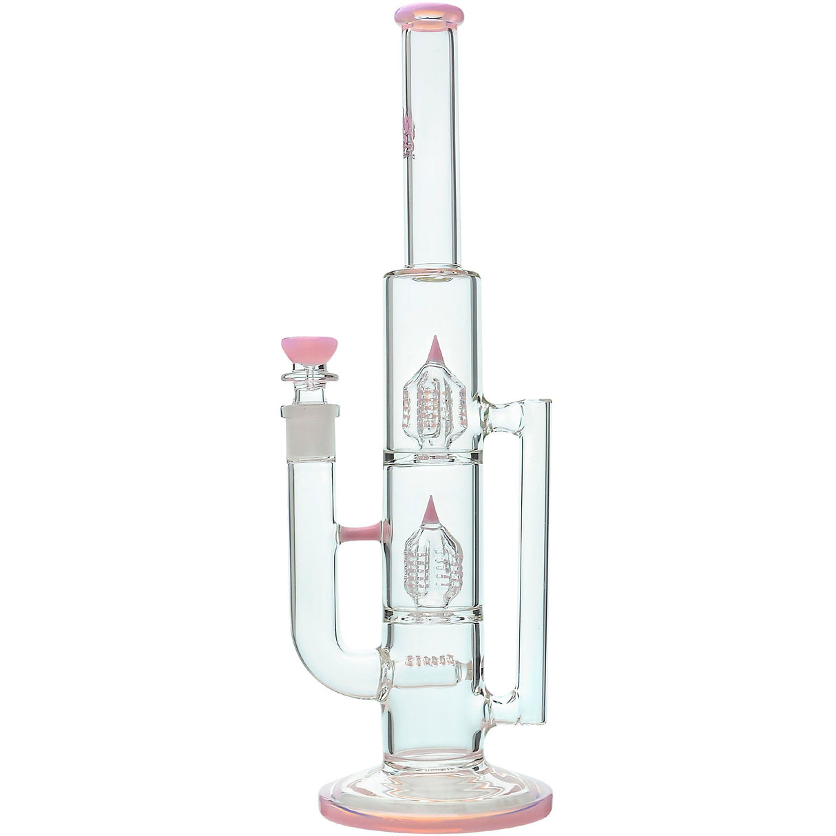 Calibear 16'' Triple Perc Tower Recycler Bong