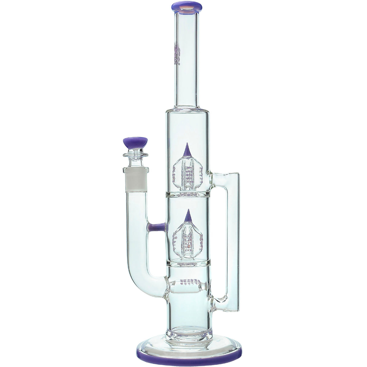 Calibear 16'' Triple Perc Tower Recycler Bong