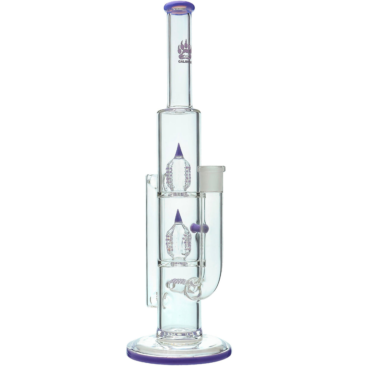 Calibear 16'' Triple Perc Tower Recycler Bong