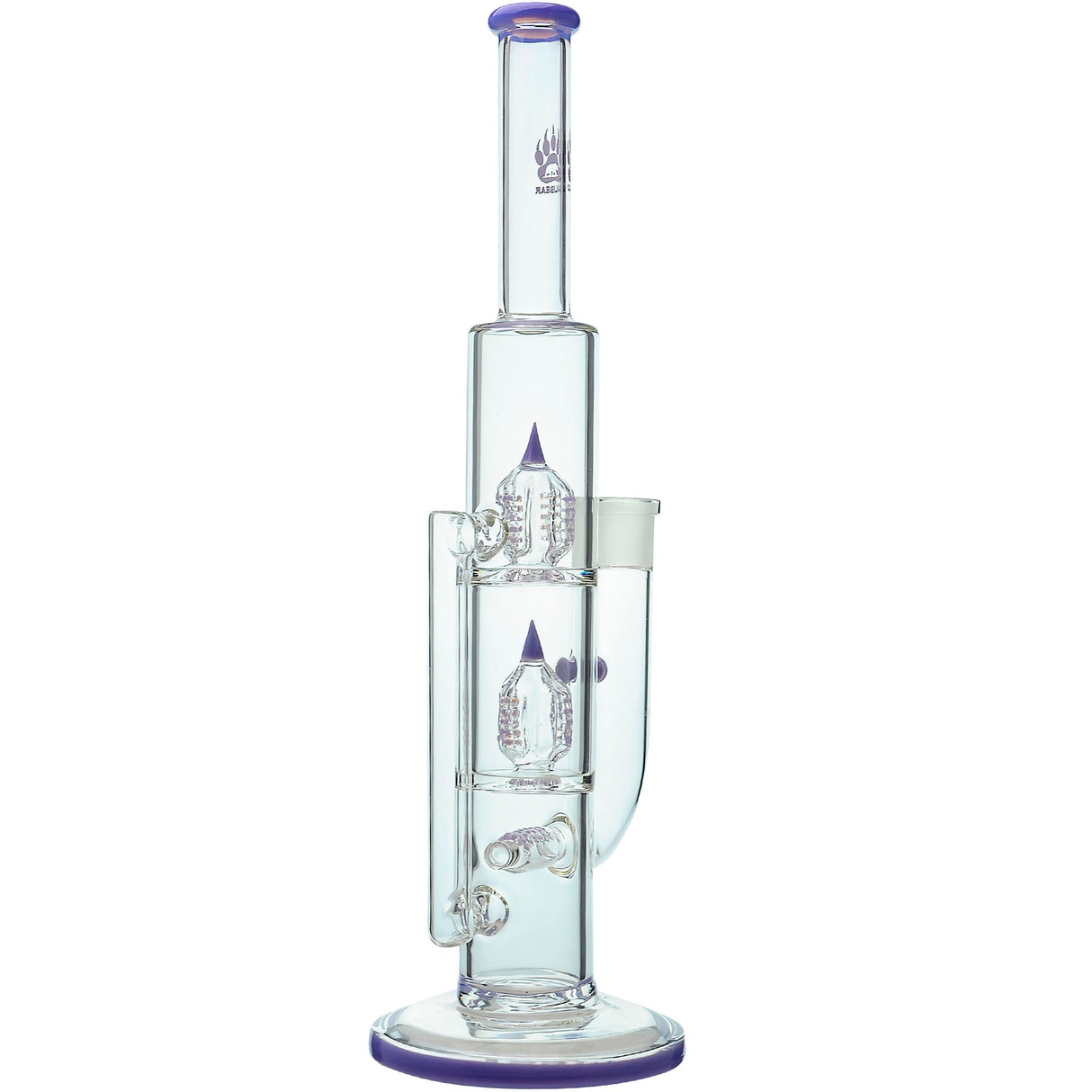 Calibear 16'' Triple Perc Tower Recycler Bong