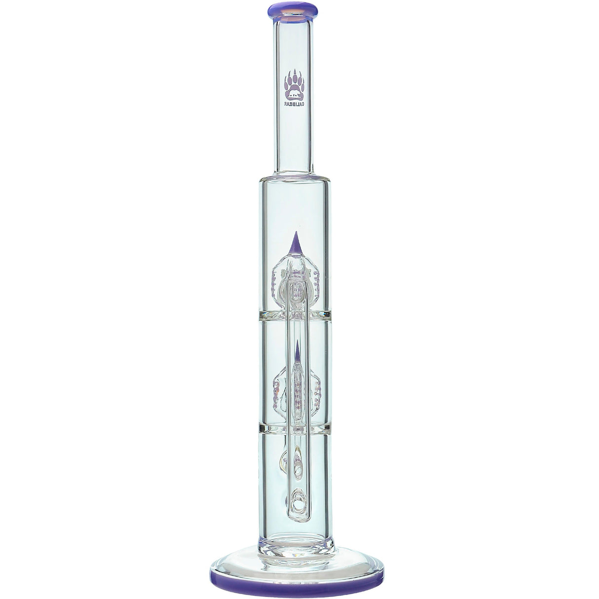 Calibear 16'' Triple Perc Tower Recycler Bong