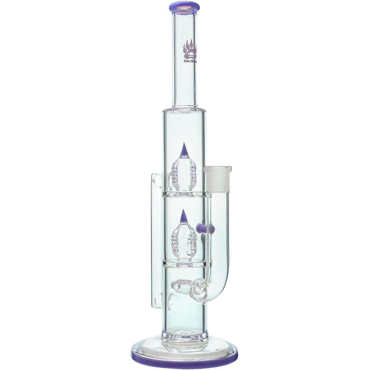 Calibear 16'' Triple Perc Tower Recycler Bong