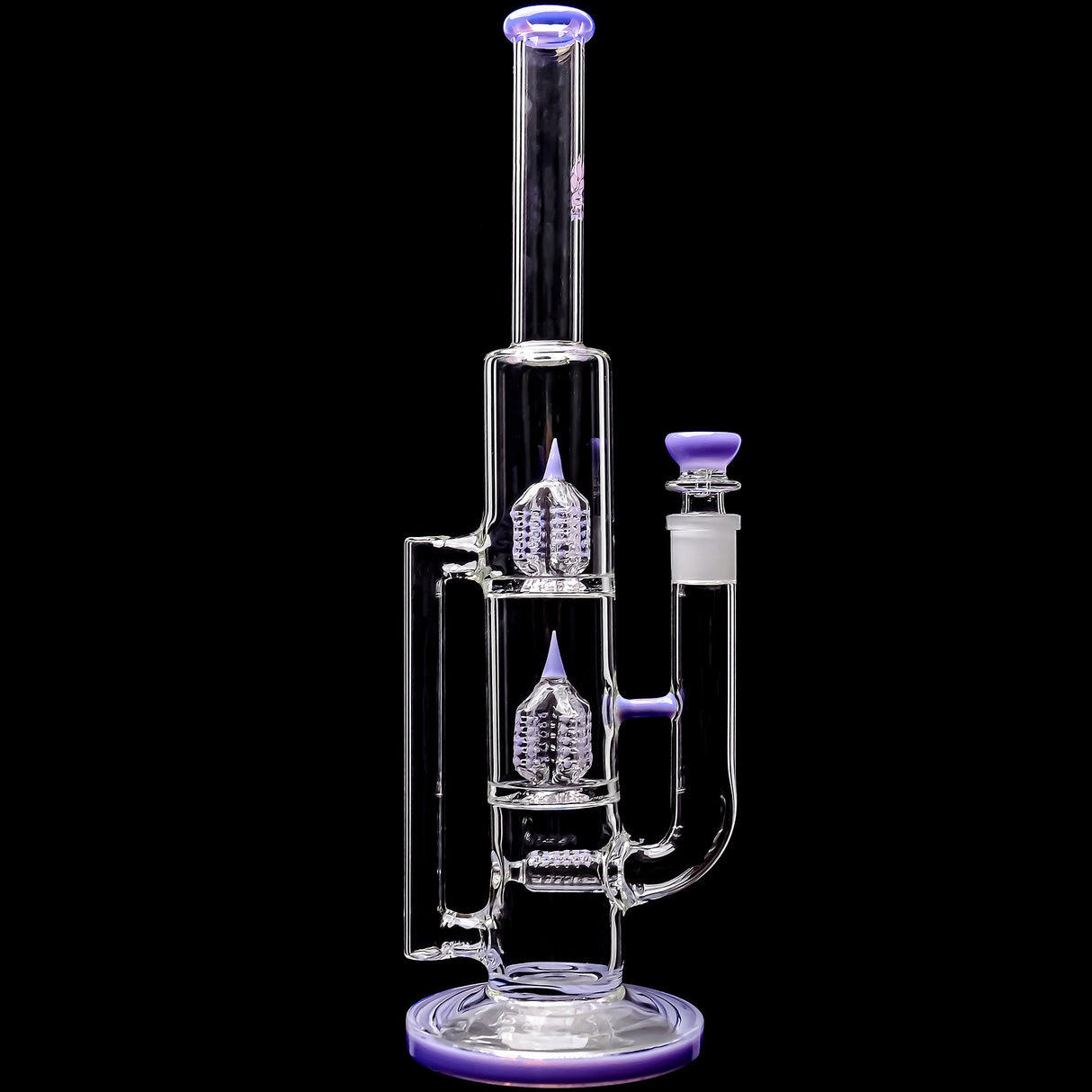 Calibear 16'' Triple Perc Tower Recycler Bong