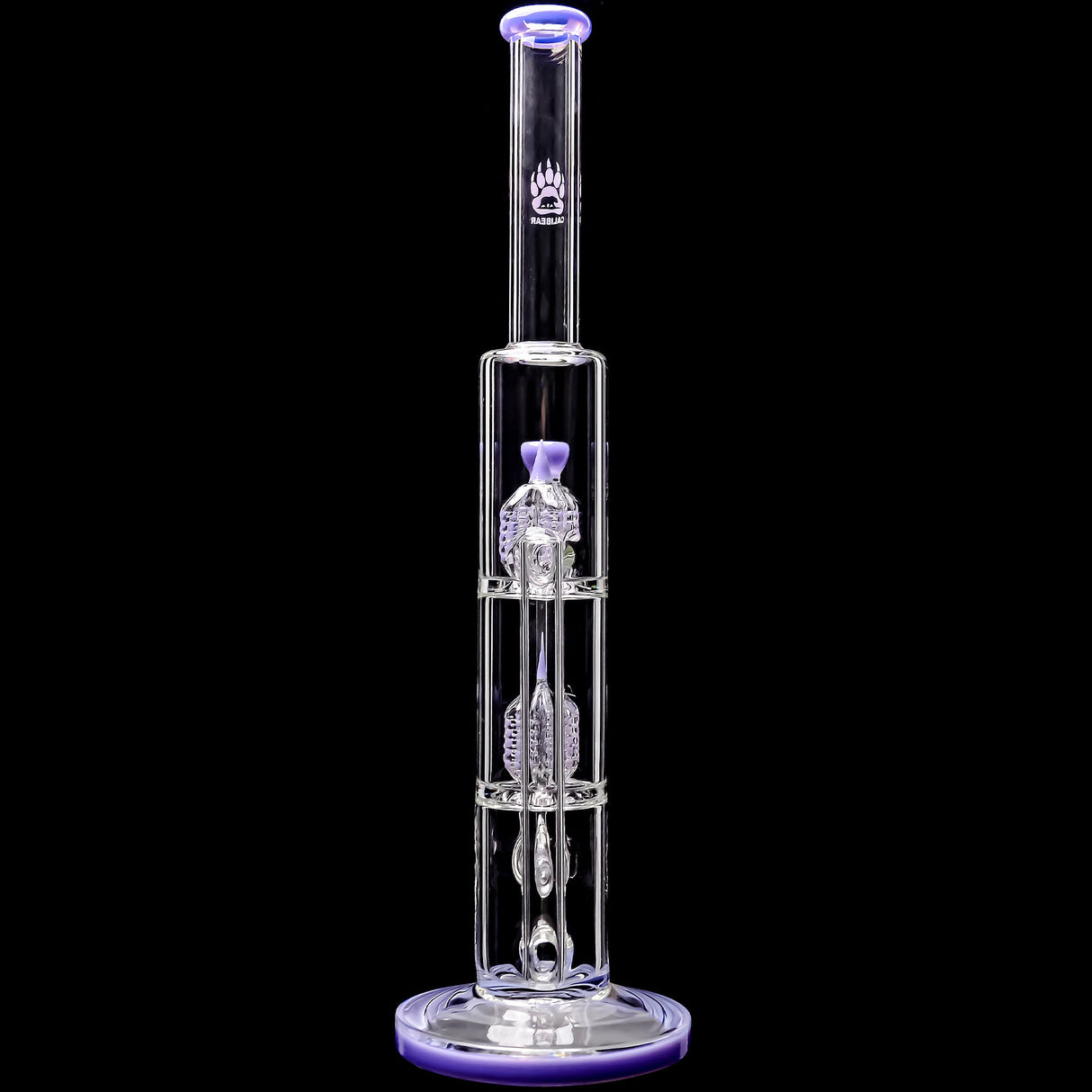 Calibear 16'' Triple Perc Tower Recycler Bong