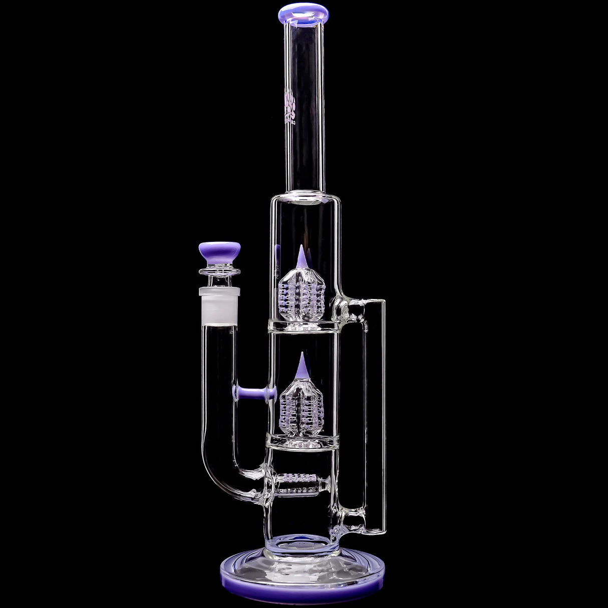Calibear 16'' Triple Perc Tower Recycler Bong