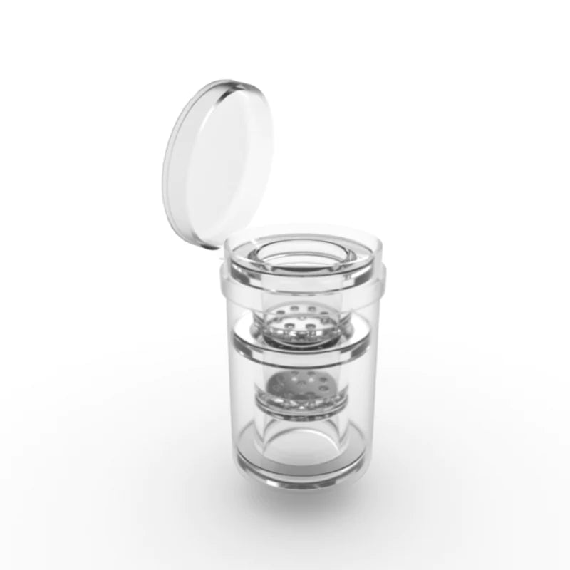 Weedgets MAZE-X Pipe Borosilicate Glass Bowl 3-Pack, Front View, Easy Clean Design