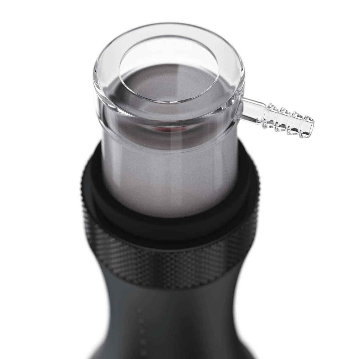 Dr. Dabber Switch Whip Attachment Kit for portable e-nails, top view showing silicone carbide insert