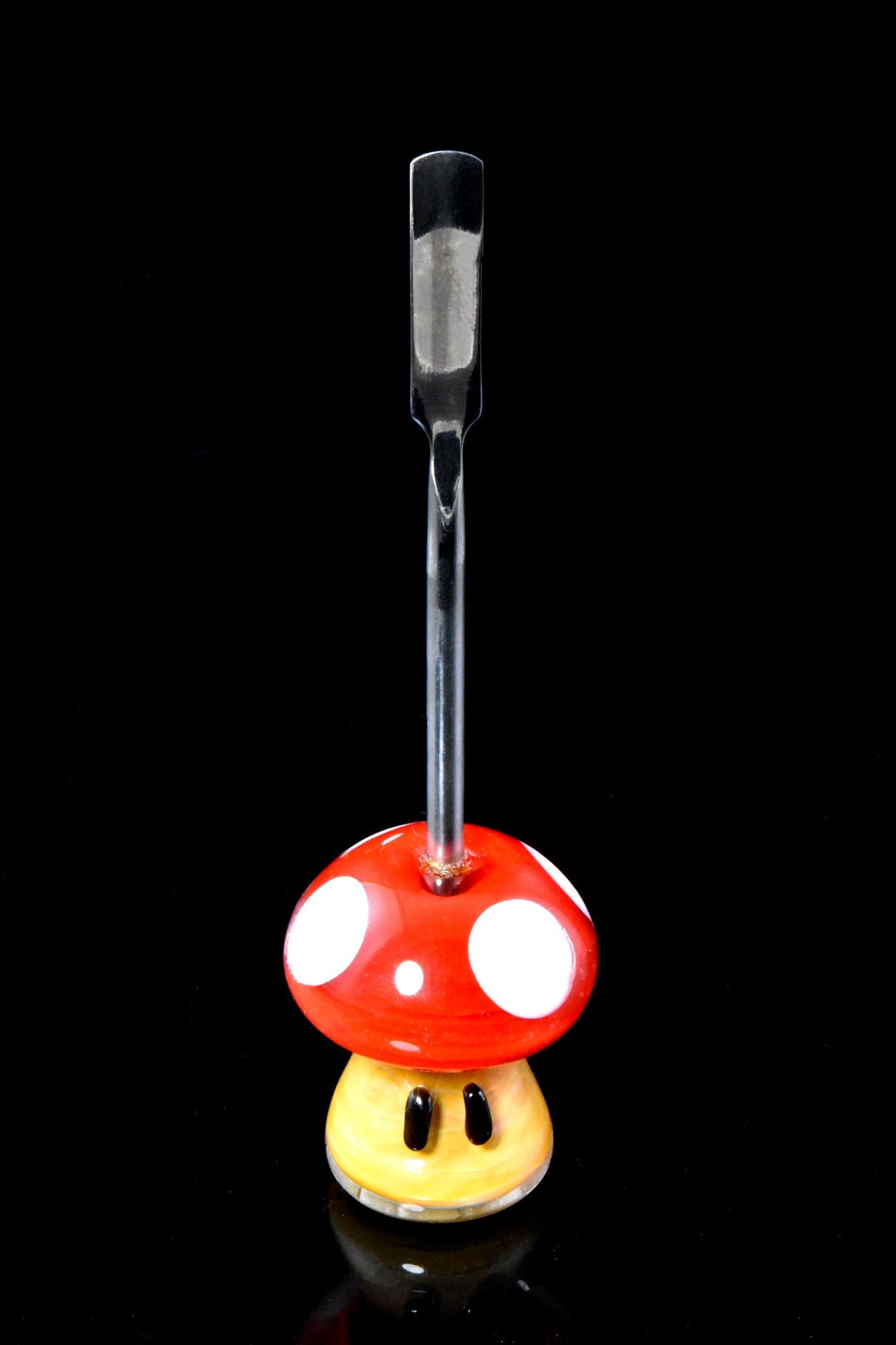 US-Made Mushroom Glass Dabber – 5″