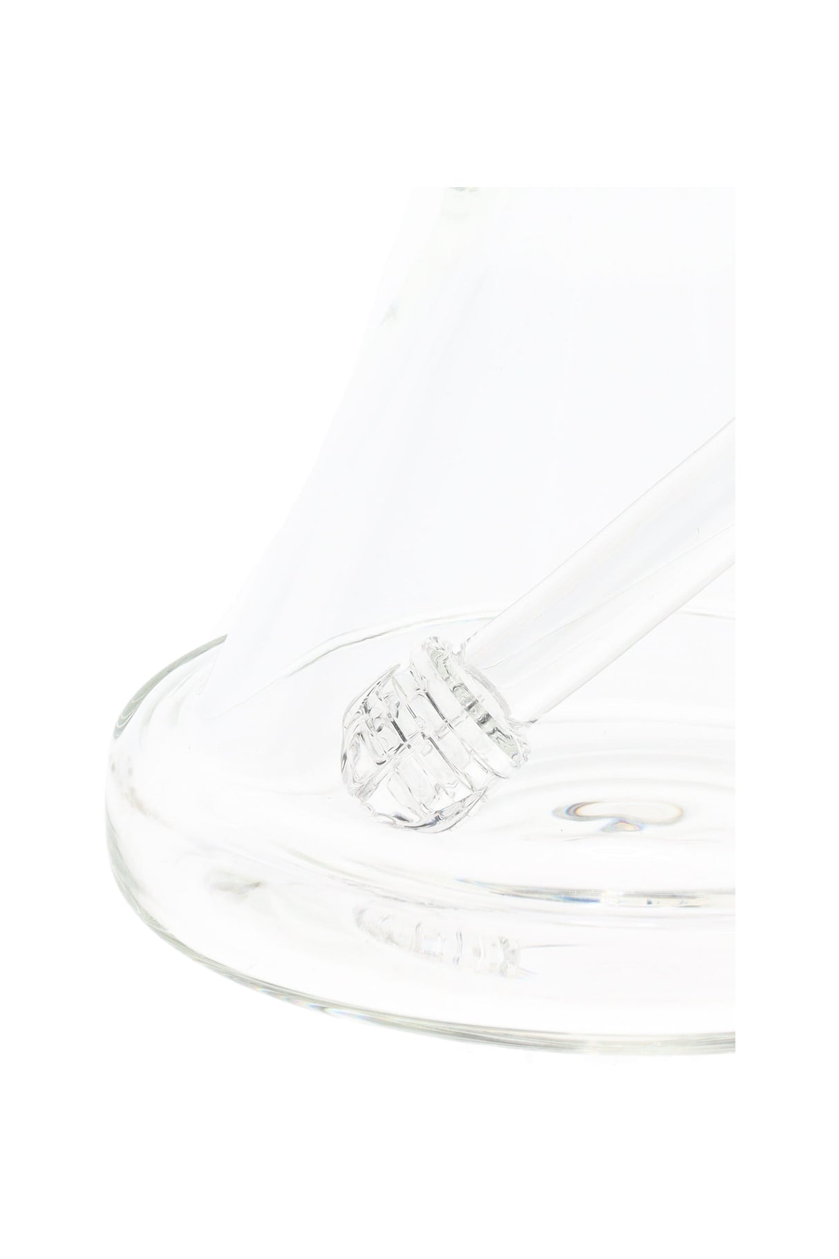 Clear Stemless Beaker Bong “Matrix Mini” – Matrix Stem – 7½″