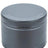 Aerospaced 4-Piece Aluminum Grinder in Gun Metal Black, front view, portable and durable design
