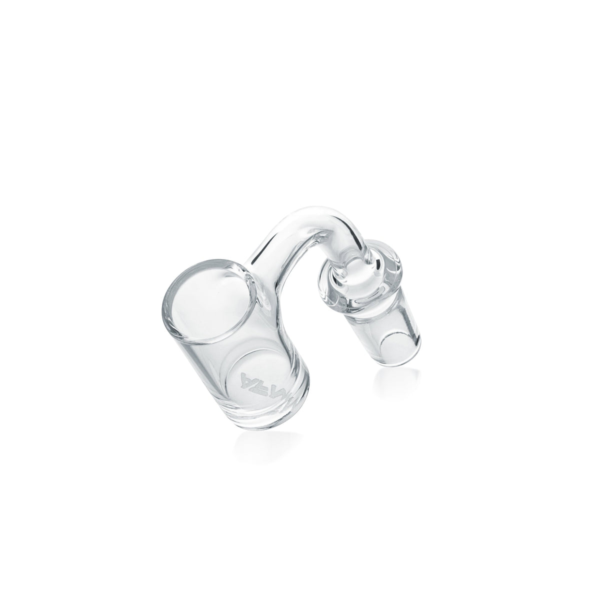 AFM Full Weld Quartz Banger - 2mm Thick Bottom - 20mm Diameter for Dab Rigs, Isolated Side View
