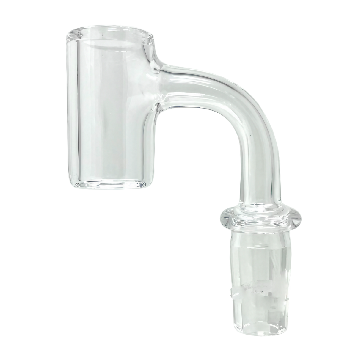 AFM Full Weld Banger, 3mm thick quartz, 20mm size, side view for dab rigs