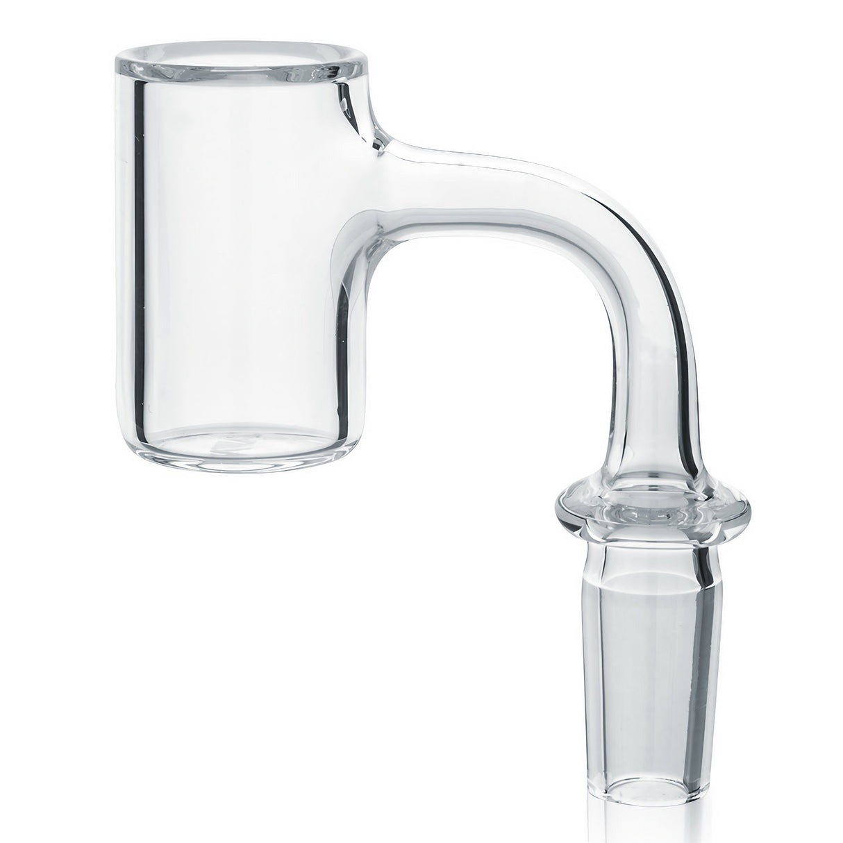 AFM Full Weld Quartz Banger 3mm Thick 25mm Diameter for Dab Rigs, Side View