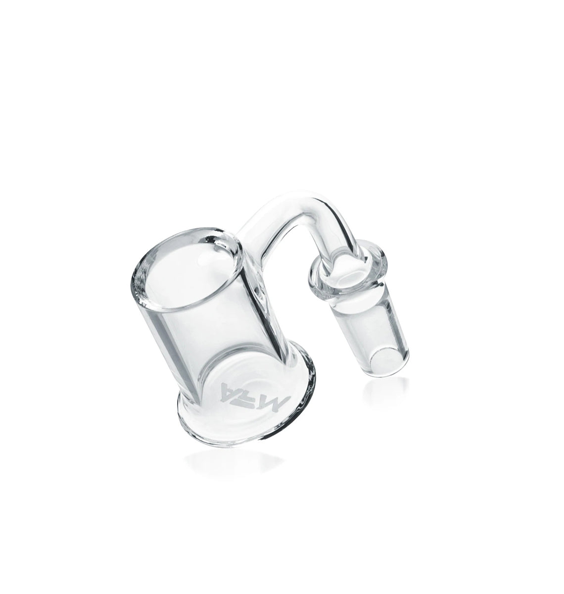 AFM Full Weld Bell Bottom 20mm Quartz Banger, Side View on White Background