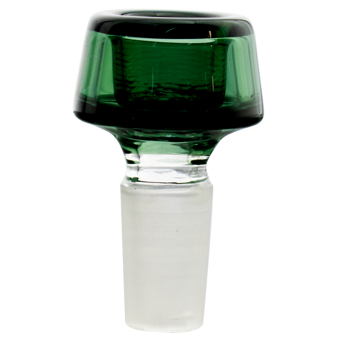 AFM The Ultimate Bowl in Black - 14mm Borosilicate Glass Bong Bowl Front View