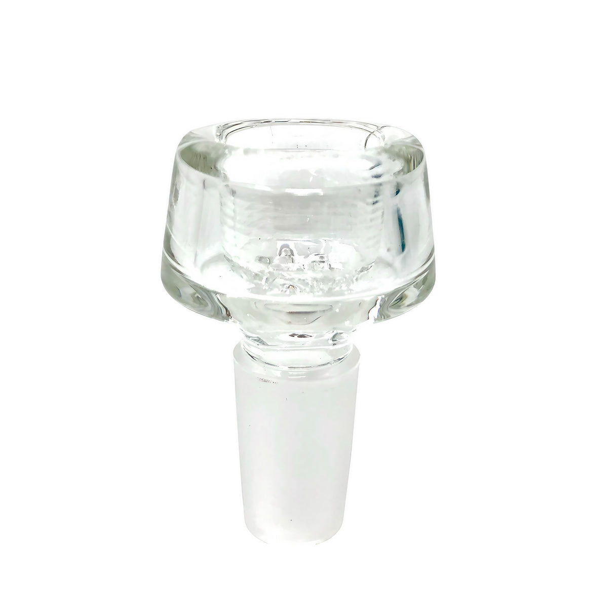 AFM The Ultimate Bowl, 14-14.5mm joint size, clear borosilicate glass bong bowl, front view