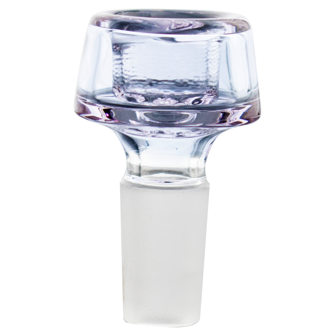 AFM The Ultimate Bowl in Purple, 14mm Joint, Borosilicate Glass, Front View