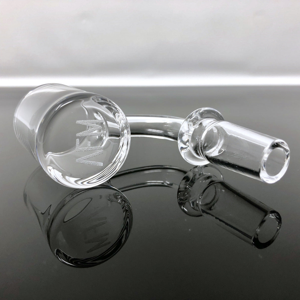 AFM Thick Bottom Quartz Banger Hanger, 2mm X 28mm, for Dab Rigs, Clear View