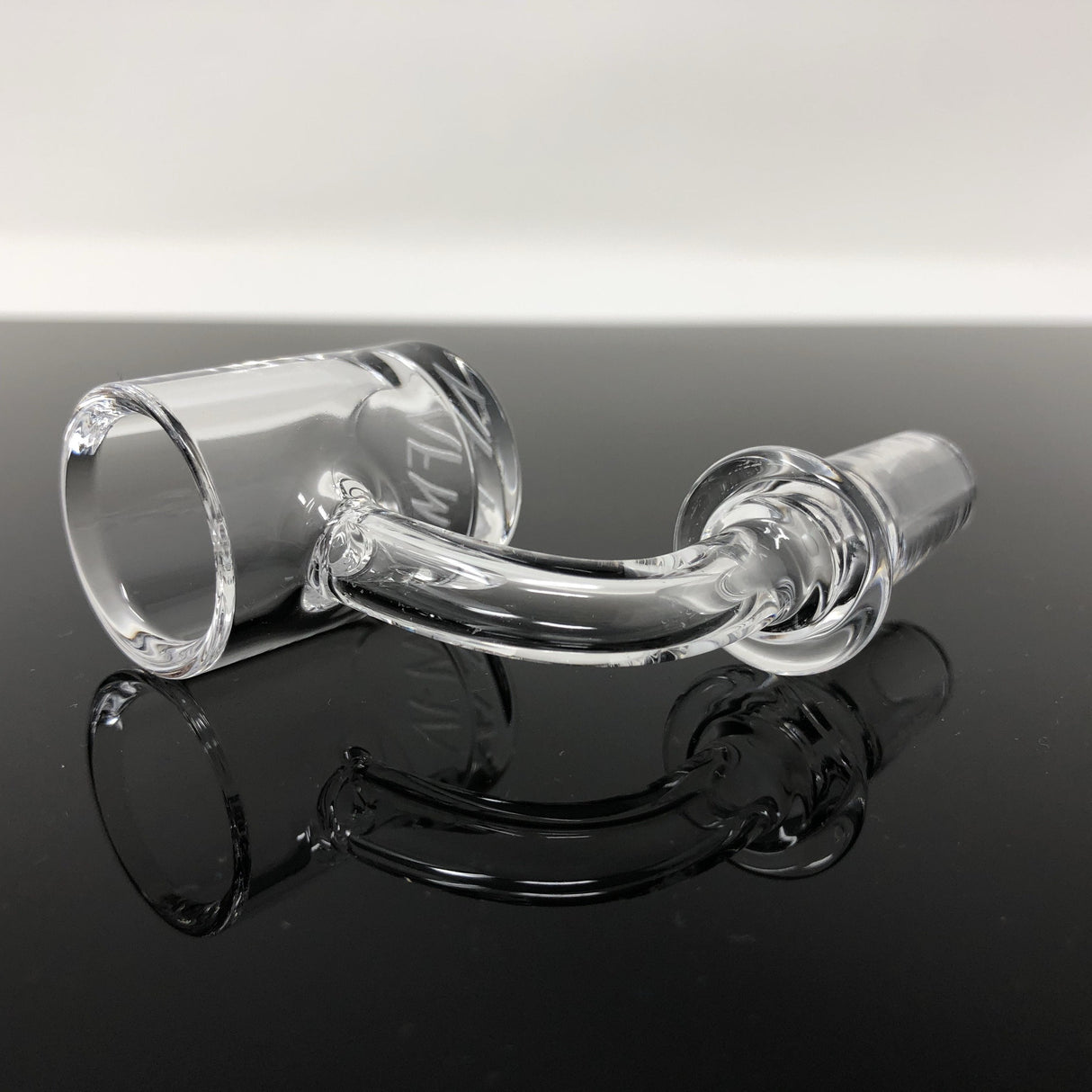 AFM Thick Bottom Quartz Banger Hanger - 3mm X 25mm, 5mm Thickness, Side View