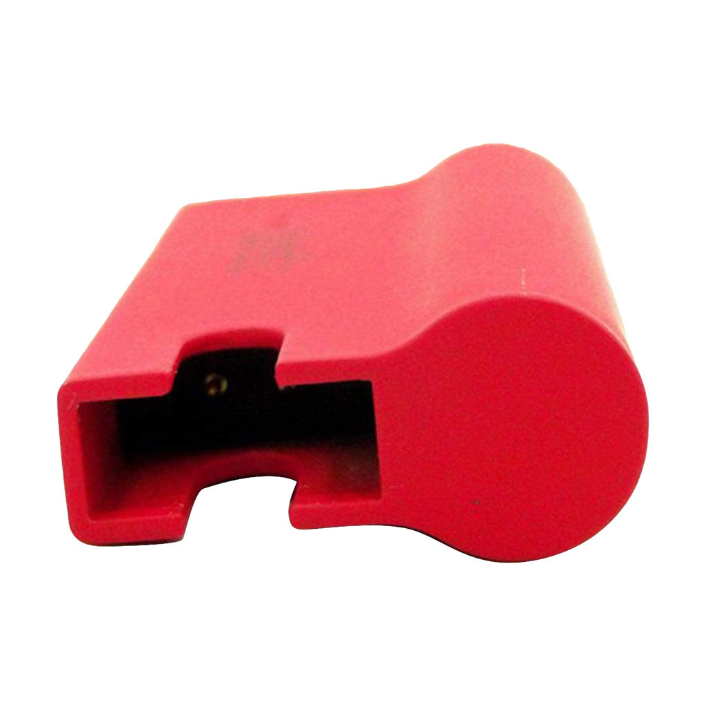 Airistech Airis J Vaporizer in Red, Compact Zinc Alloy Body, Side View on White Background