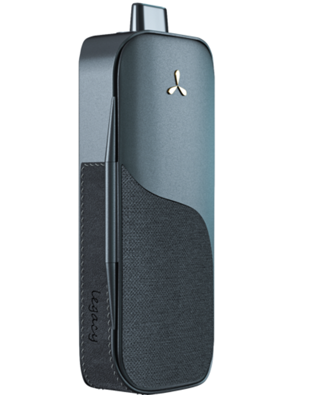 AirVape Legacy Portable Vaporizer in Black with Hemp and Ceramic Materials, Front View