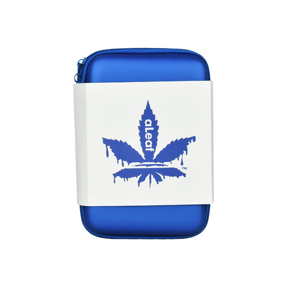 aLeaf 2-in-1 Liquid Purifier Pro Dab Straw & Pipe Combo in blue with logo, front view on white background