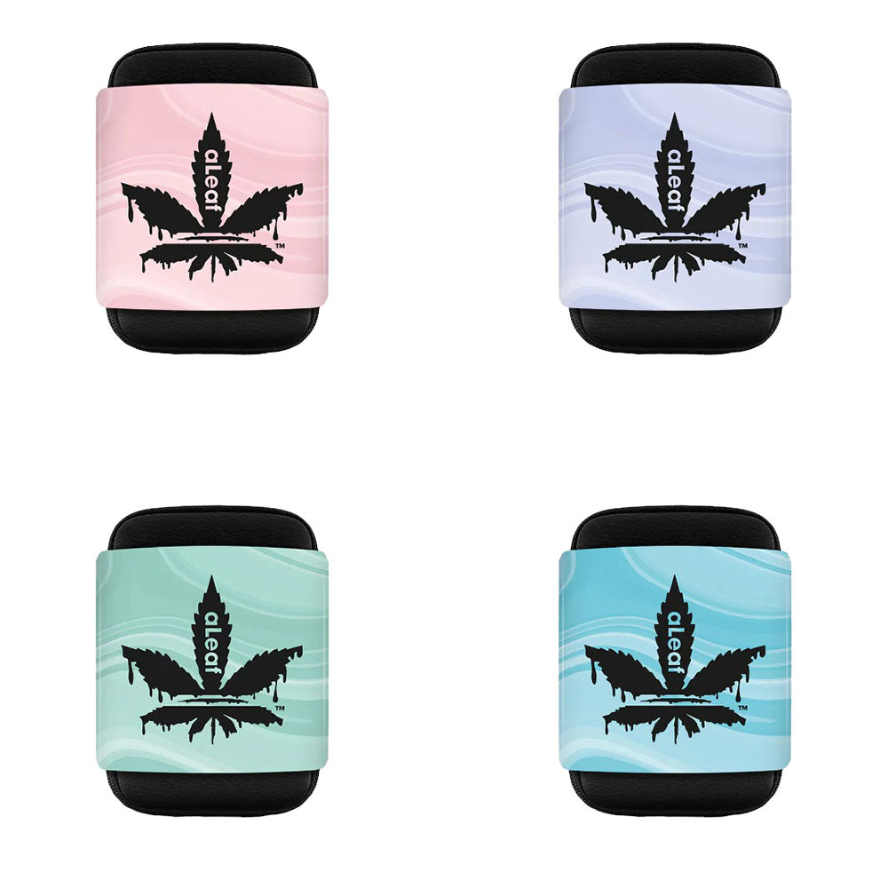 aLeaf Liquid Purifier Dab Straws in Blue, Orange, Purple - Compact Borosilicate Glass