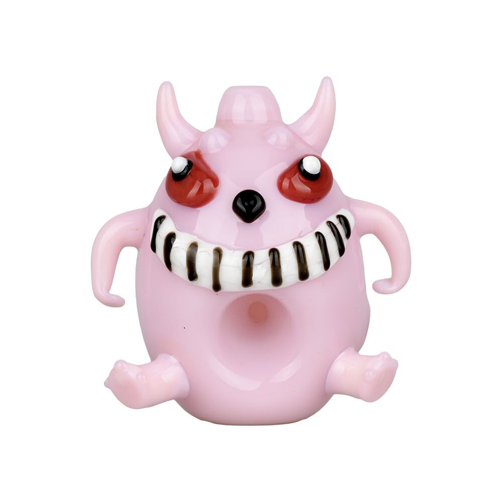 Alien Party Monster Glass Hand Pipe | 2.5" | Colors Vary
