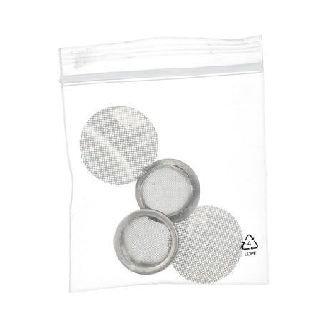 Arizer Multi Screen Pack 4pk, stainless steel mesh filters for vaporizers, on white background