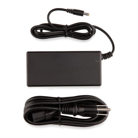 Arizer Solo Power Adapter in black, portable design for vaporizers, plug-in type, Canadian made
