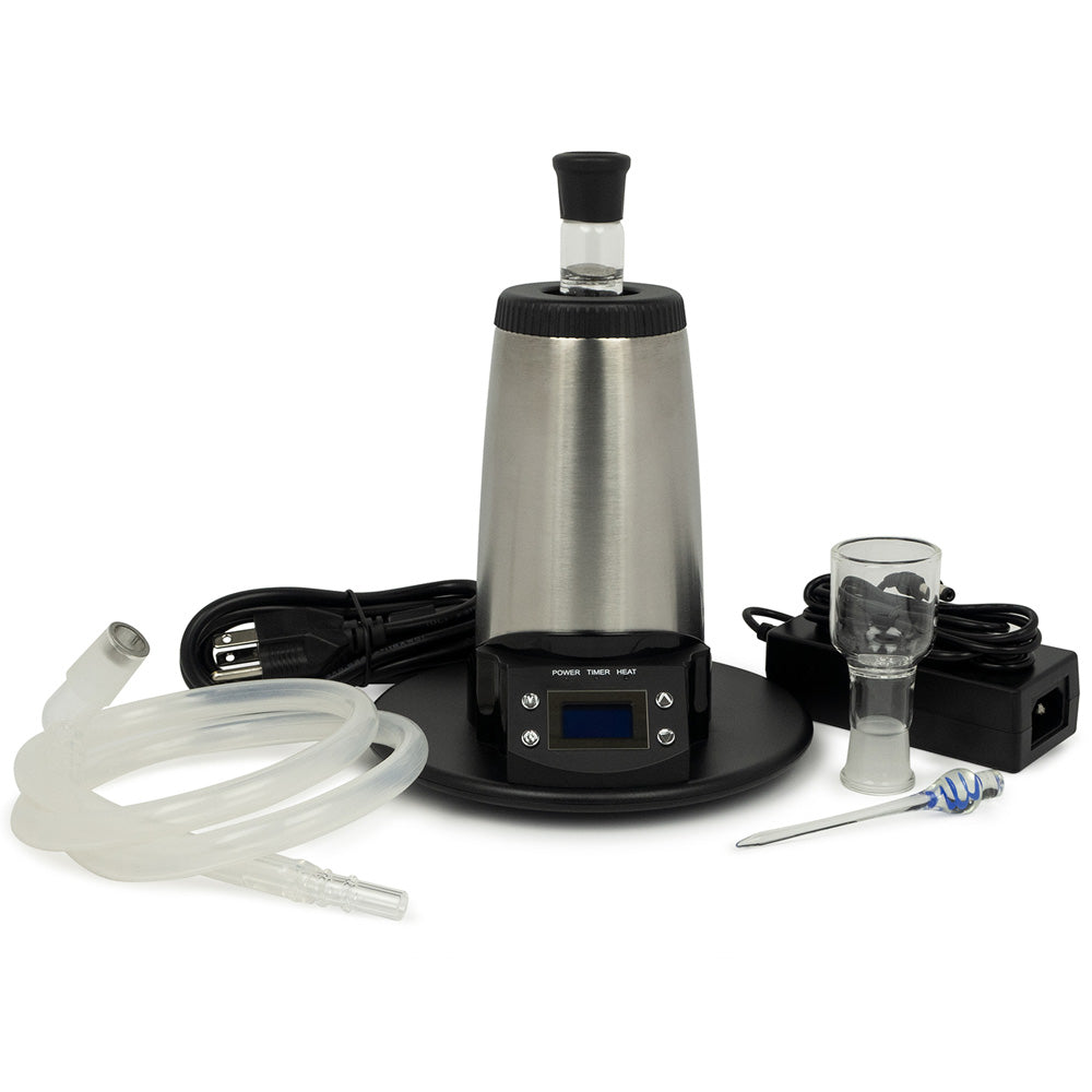 Arizer V-Tower Dry Herb Vaporizer with Ceramic Heating Element and Glass Parts