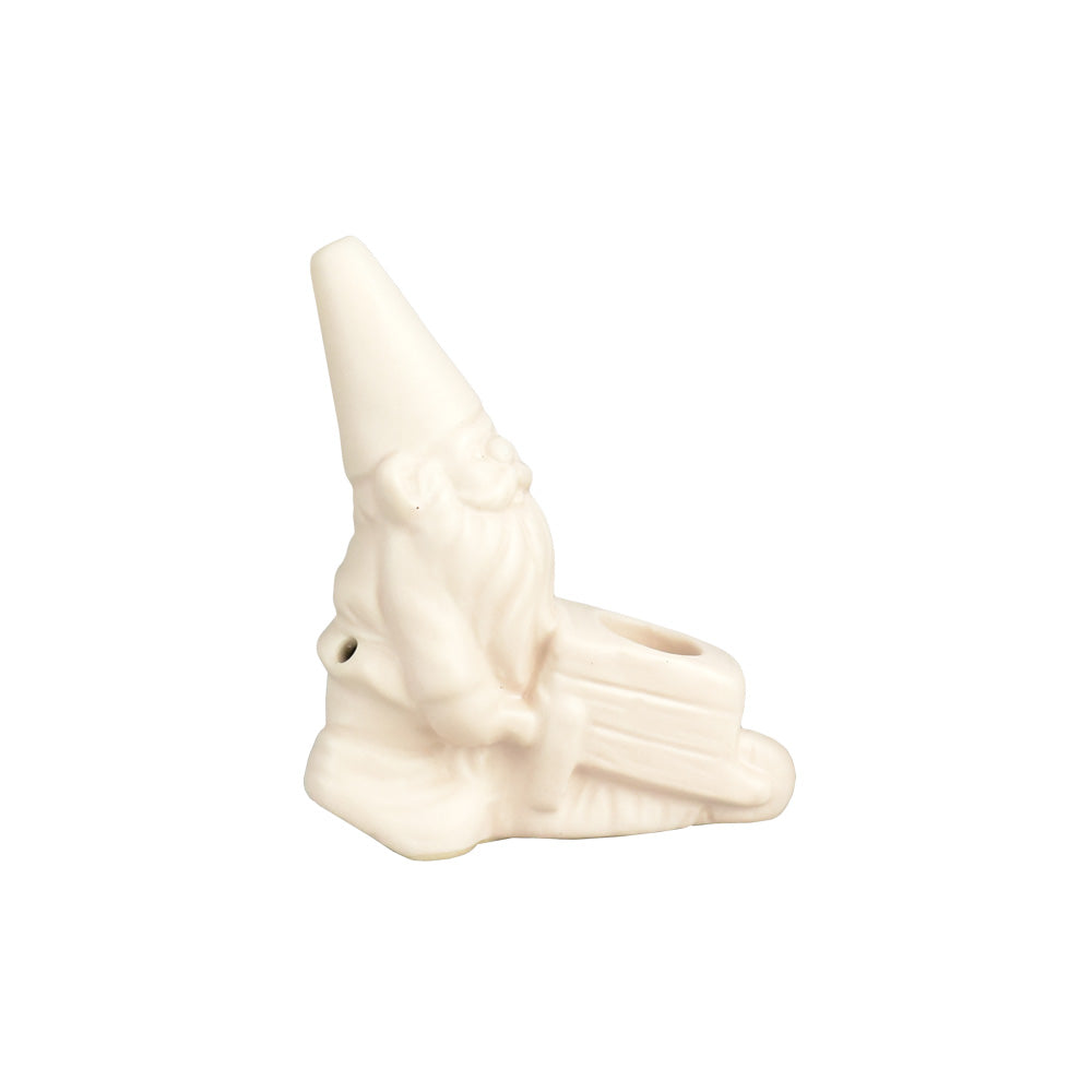 Gnome Ceramic Pipe w/ Carry Bag & Rolling Tray