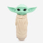 PILOT DIARY Baby Yoda Silicone Hand Pipe, 4.5" for Dry Herbs, Front View on White