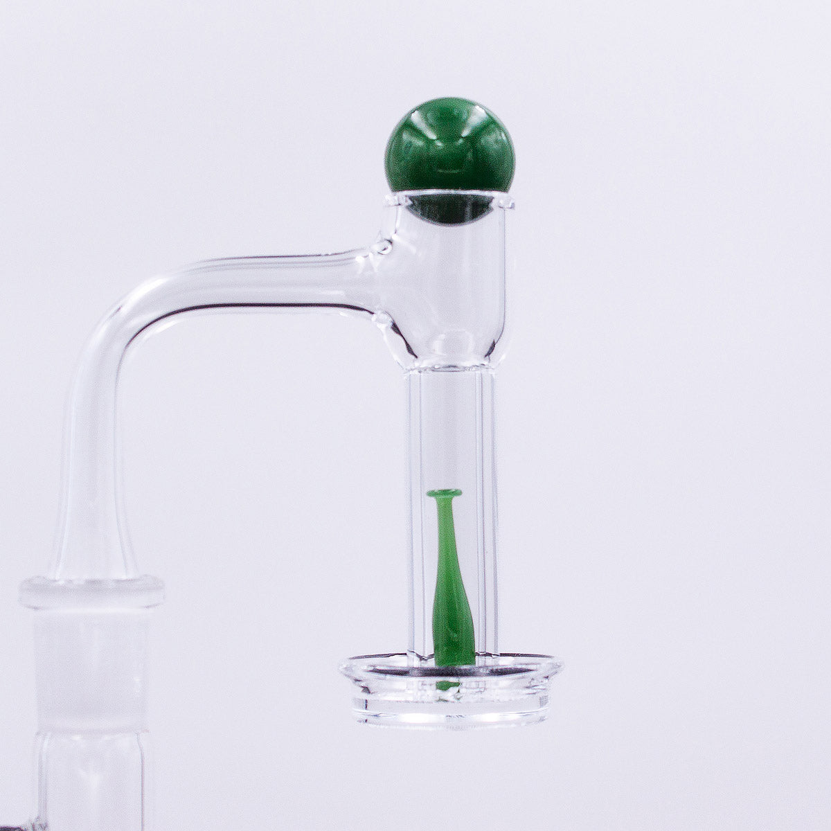 The Stash Shack Baseball Bat Terp Slurper Set - Borosilicate Glass - Side View