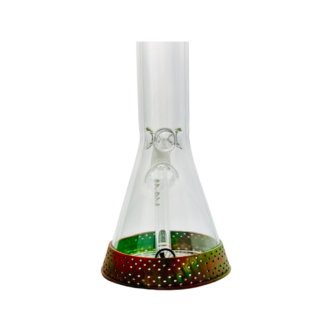 MAV PRO Beaker Bumper Bottom Protector in multi-color, front view on white background