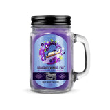 Beamer Candle Co. Smoke Killer Collection 12oz candle in glass mason jar with blueberry pie scent