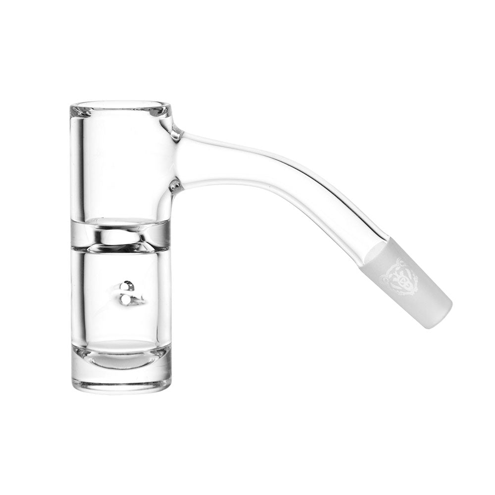 Bear Quartz Auto HighBrid Banger 10mm Male side view on seamless white background