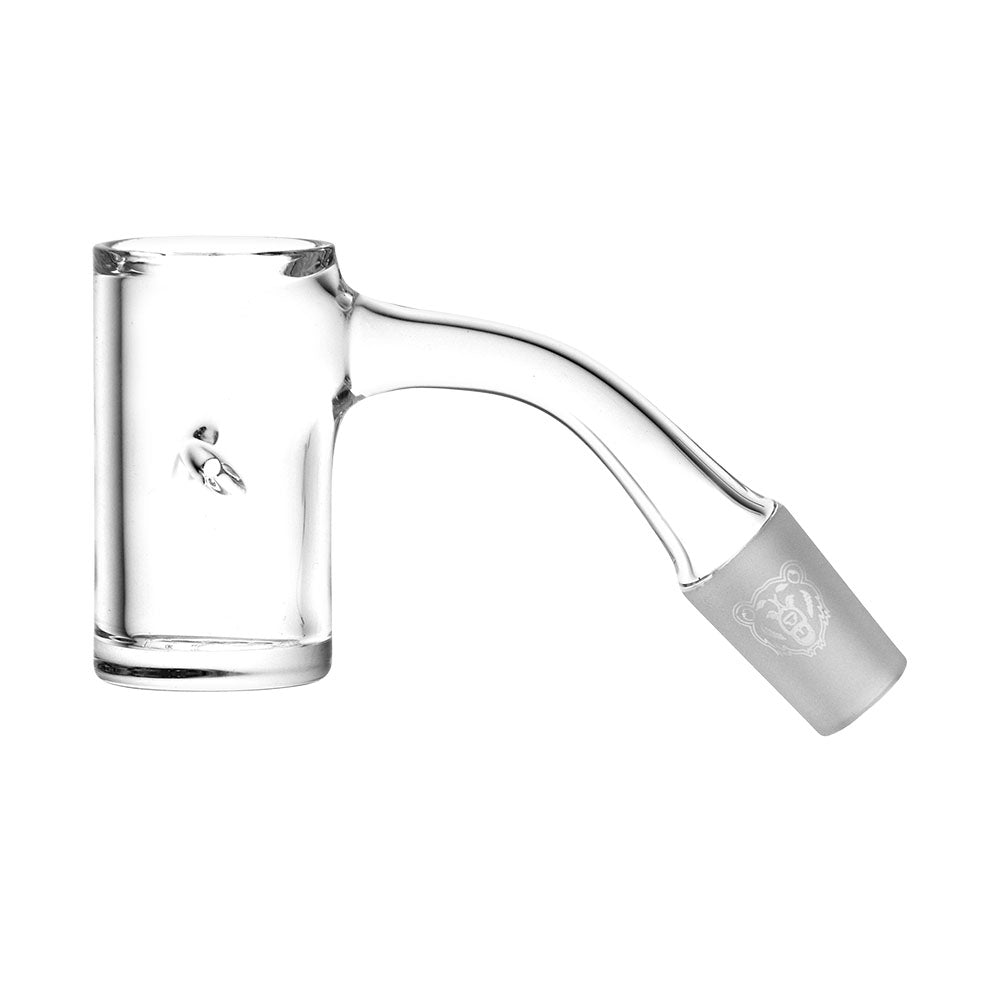 Bear Quartz Auto Pro Banger 10mm Male - Clear Quartz Side View for Dab Rigs