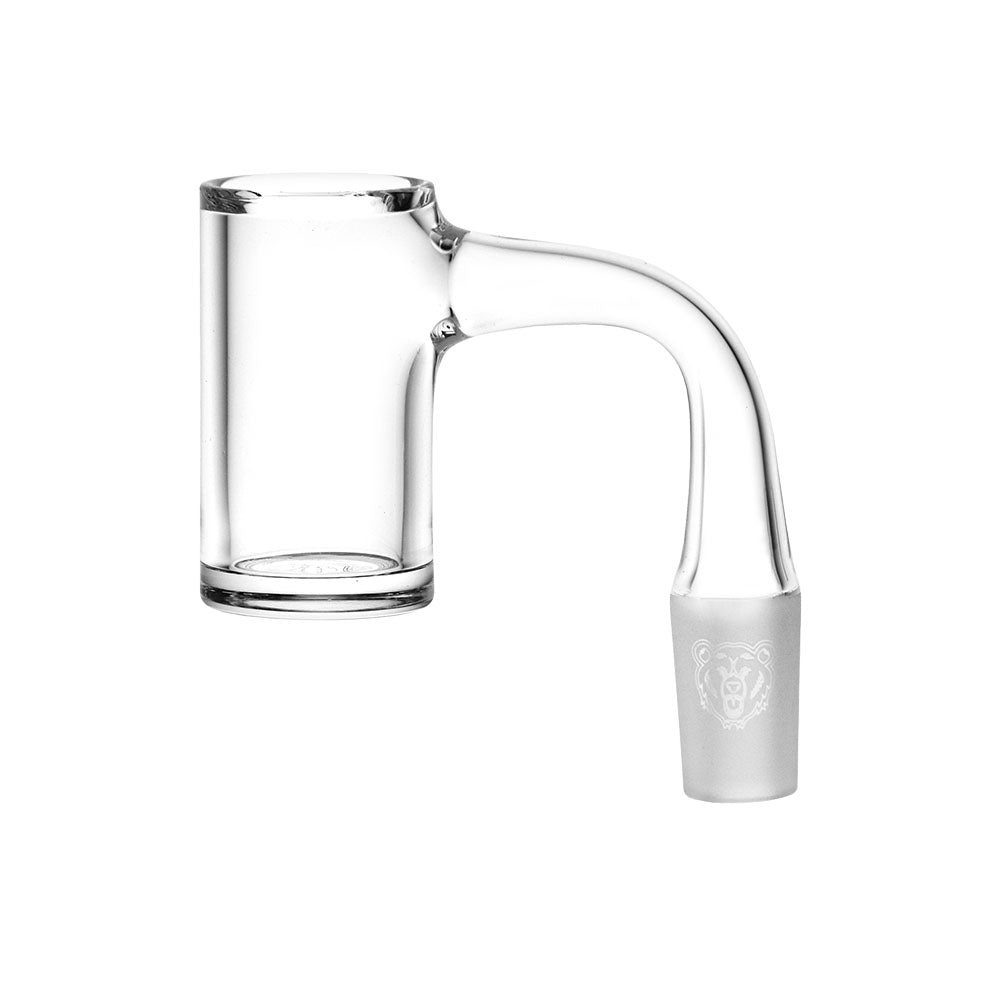 Bear Quartz Pro 25MM Banger for Dab Rigs - 14mm Male Joint - Side View on White Background
