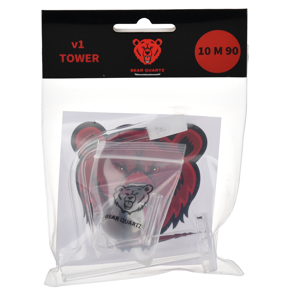 Bear Quartz V1 Tower Banger Set | 3pc | 90 Degree