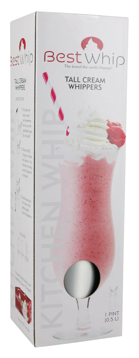 Best Whip Premium Cream Dispenser with Attachments in Box - Front View