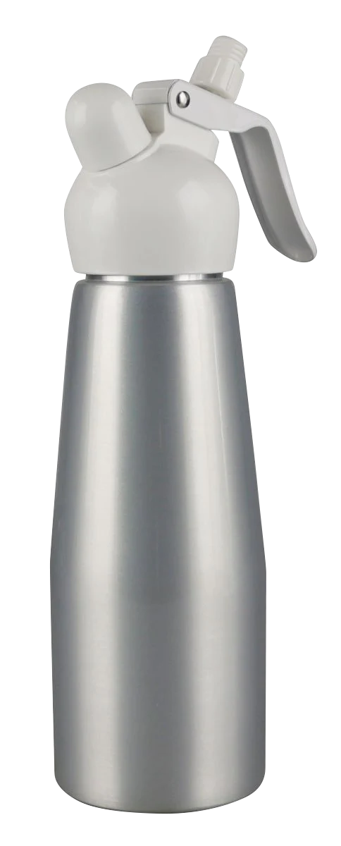 Best Whip Premium Steel Cream Dispenser with Attachments, Front View on White Background