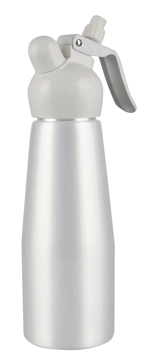 Best Whip Premium Steel Cream Dispenser with Attachments, Front View on White