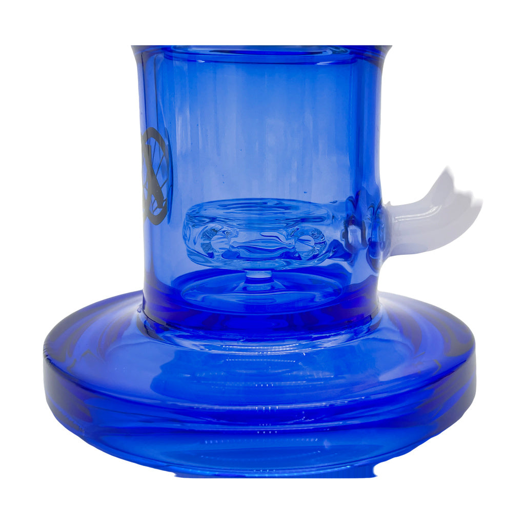 MAV Glass Birthday Cake Wig Wag Reversal Topping Dab Rig - Close-up Side View